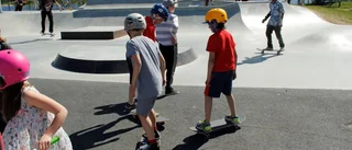 Solig invigning av skejtparken
