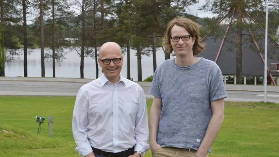 Utställare. För två år sedan var Jörgen Sparf och Lennart Samor i Arvidsjaur för att intervjua två familjer till projektet. (Arkivbild)