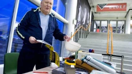 Lasse Söderholm är spindeln i nätet i veteran-SM. Foto: Robert Svensson