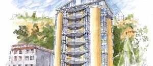 Silo förvandlas till bostadsrätter