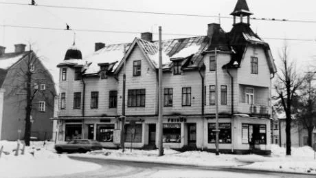 Så såg vägträffen i Kneippen ut för många år sedan. Foto: Ove Isfält