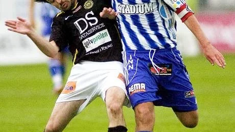 Mikael Andersson ordnade Sleipners elfte raka seger i division två-fotbollen. Nybro slogs tillbaka med 1-0 på bortaplan.Foto: Robert Svensson