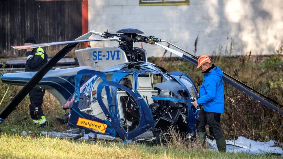 En person omkom vid den svåra helikopterolyckan i Älvsbyn. (Arkivbild).