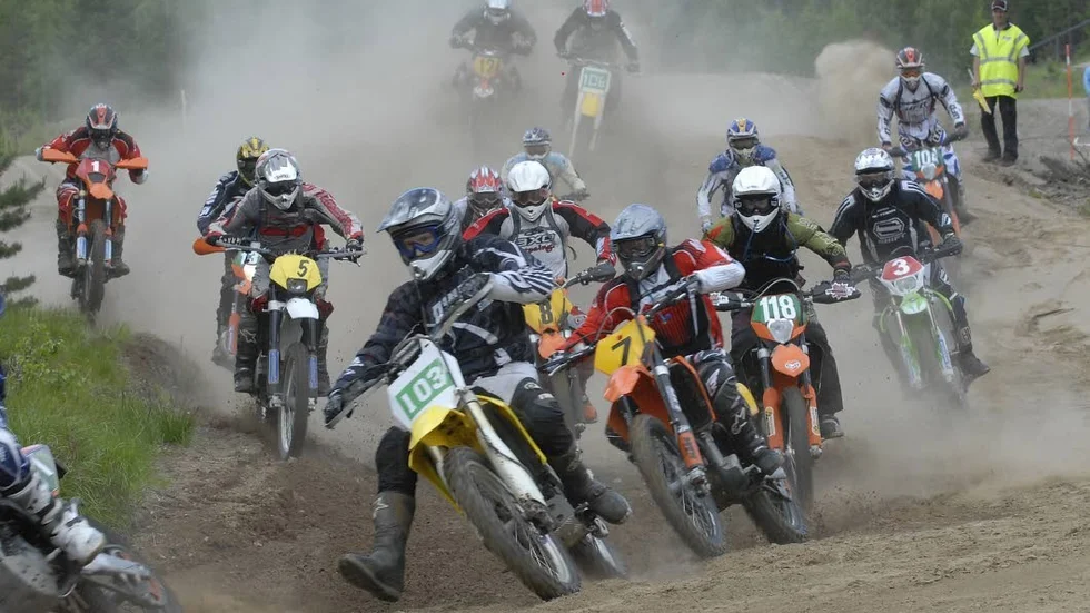 På lördag är det dags för enduro-tävling på Kilverstonebanan just utanför Arvidsjaur. ”Det är sju år sedan sist vi anordnade en sådan tävling så det ska bli kul”, säger Roine Persson, Arvidsjaurs motorsällskap. (Arkivbild)
