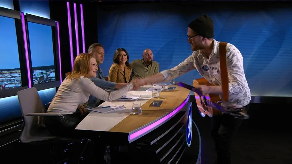 Jens Thörnevall var nöjd med sin insats som gav honom en guldbiljett och skickade honom vidare till auditions i Stockholm.