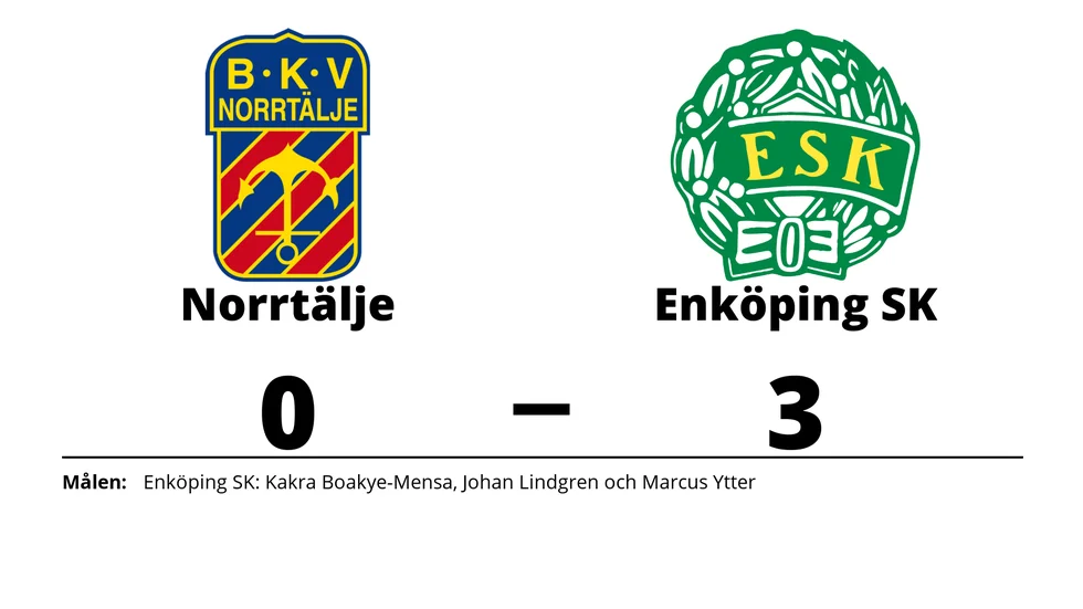 BKV Norrtälje förlorade mot Enköpings SK FK
