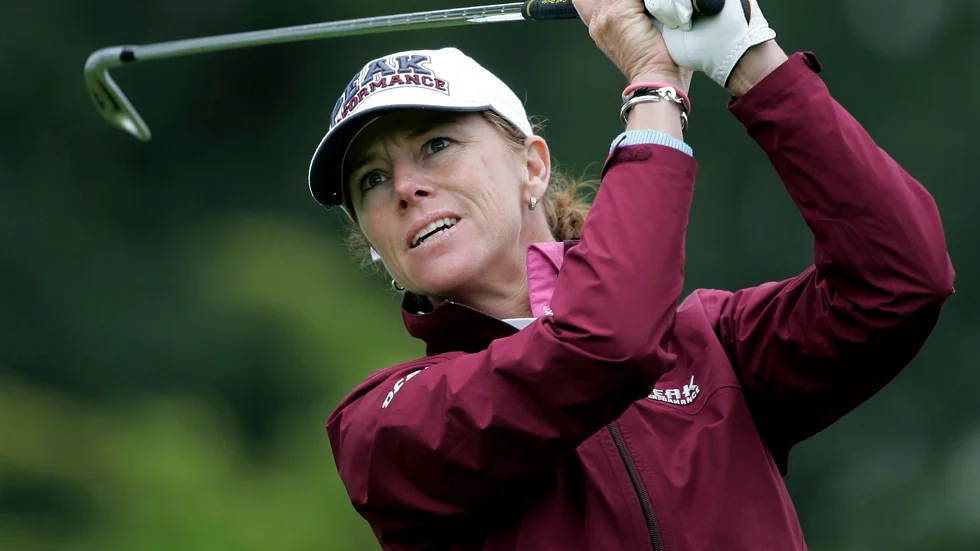 Helen Alfredsson ställer sig frågande till golfförbundets beslut om att inte förnya samarbetet med Henrik Stenson. Arkivbild.