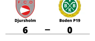 Tung förlust när Boden P19 krossades av Djursholm