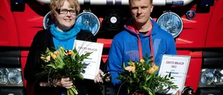 Agneta och Peter prisades för sitt mod