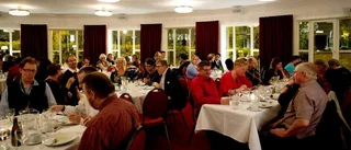 Prisregn på Nobällfesten