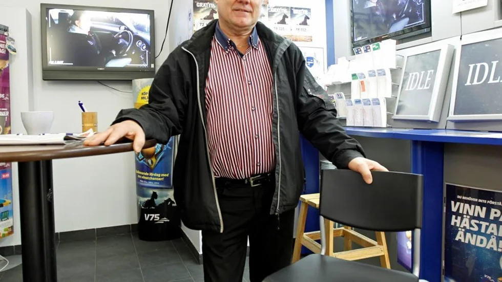Ingemar Nilsson jagade rånaren med aluminiumstolen i hans hand. ”Jag skulle tagit en trästol i stället”, säger han.
