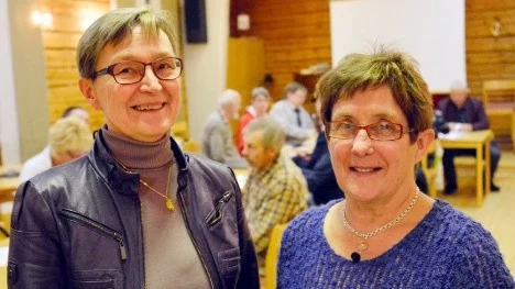 Två nya ordförande i kyrkopolitiken i Arjeplog, Gertrud Pettersson i kyrkofullmäktige och Doris Johansson i kyrkorådet.