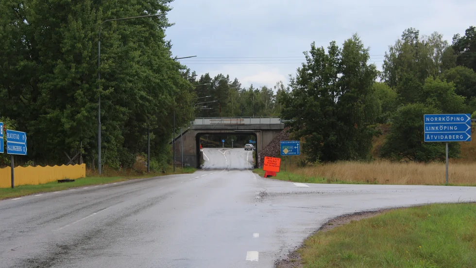 Hallingebergsvägen i Gamleby stängs av igen.