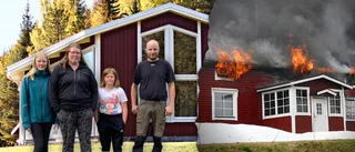 Familjens hus brann ned – byggde nytt på ett år: ”Jag brukar säga att vi är de ofrivilliga husbyggarna”