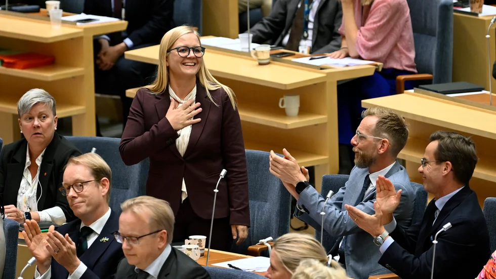 Julia Kronlid (SD) väljs till andre vice talman i riksdagen.