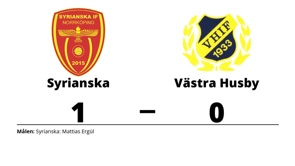 Syrianska IF vann mot Västra Husby IF