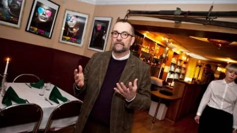 Rektor Lars Burman på Smålands Nation Uppsala