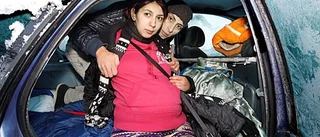 Ännu en iskall natt i bilen