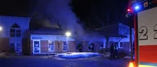 Alla böcker förstördes vid branden
