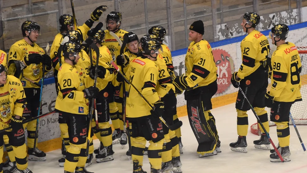 Vilt jubel. Vimmerby vann och är vidare till nästa steg. 