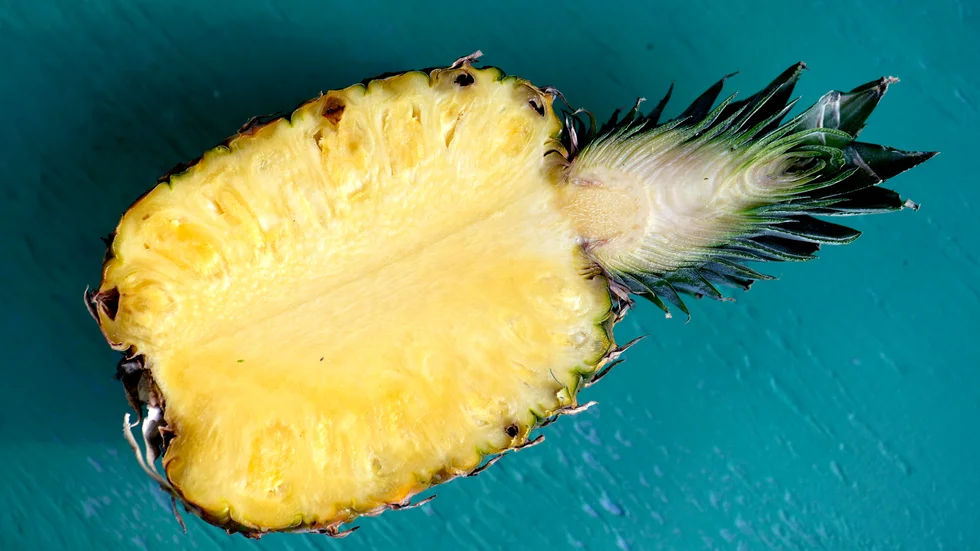Torkad ananas återkallas. Arkivbild.