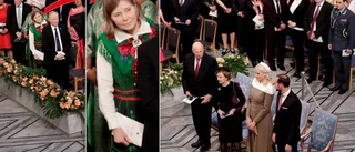 Hon dök upp i tornedalsdräkt på Nobelpriset