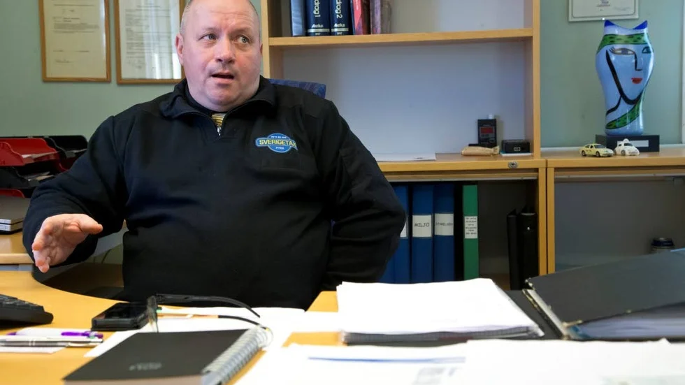 Piteå taxis vd Michael Malmlöf.