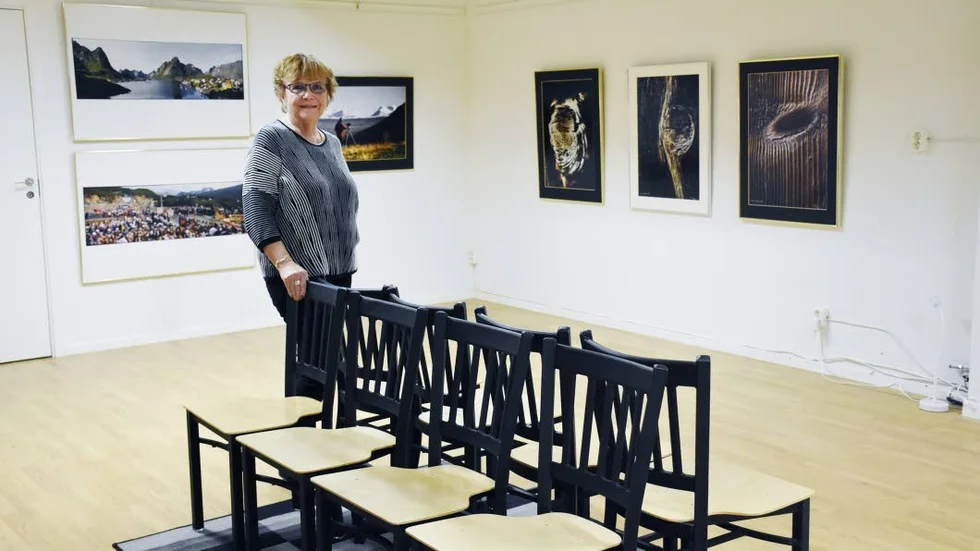 I mitten av september öppnar Gudrun Hörnell ett litet galleri med sin pappas fotografier i Kiruna.
