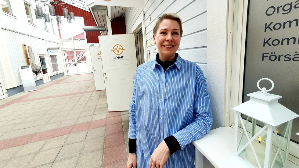 Lovisa Rosén är delägare i Byhart, ett av flera småföretag som dras med i konjunkturuppgången och den gröna utvecklingen.