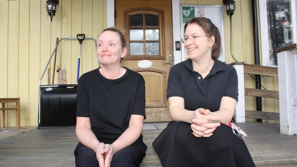 Elin Bystedth är sekreterare och Sandra Olsson, ordförande i den ekonomiska föreningen Kristineberg Framtid.