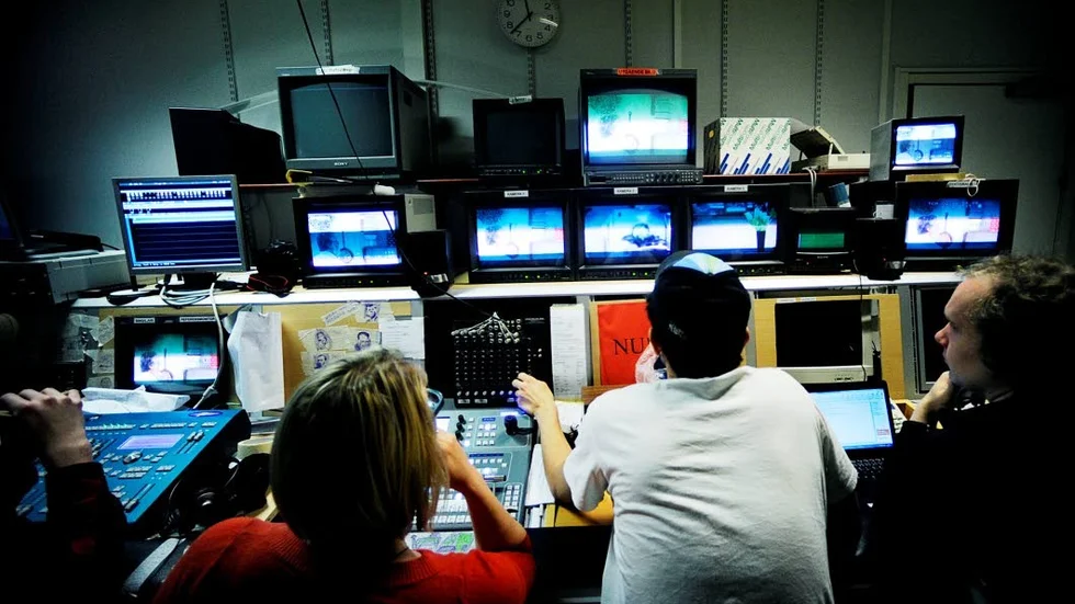 TV-produktion. På lördag spelas första avsnittet av GTV Night show in i GTV:s studio i Gamleby.