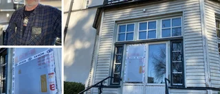 Vaktmästaren efter att tjuvarna tagit sig in i huset: "Att de inte har skurit sig!"