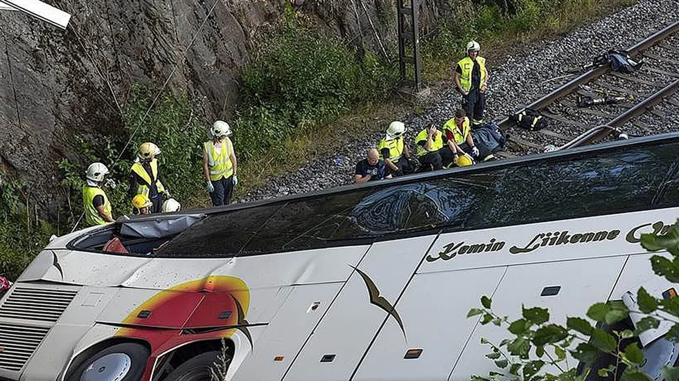 Bussolyckan i Kuopio i Finland krävde fyra liv.