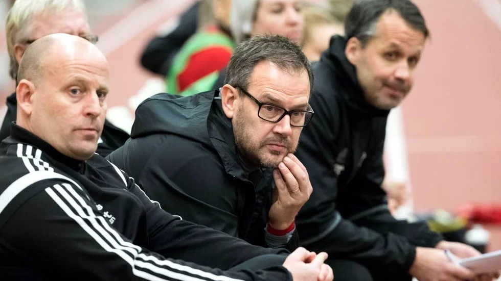 Tre av fem tränare under året. Stellan Carlsson, Fredrik Söderholm och Jonas Edholm.