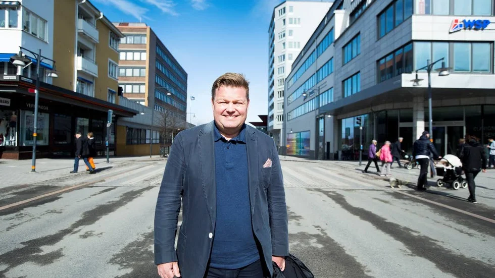 "Det är skoj att det går bra för min hemstad. Folk är glada och det finns en energi i staden som inte fanns här när jag flyttade", berättar Carl Fredrik Sammeli.