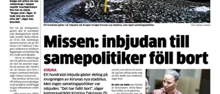Sametinget om missen: "Förvånande"