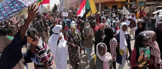 Skarp ammunition mot demonstranter i Sudan