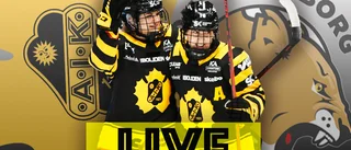 LIVE: Sista steget för att nå SDHL • Följ den stekheta första matchen i bäst av tre – när Göteborg gästar Skellefteå