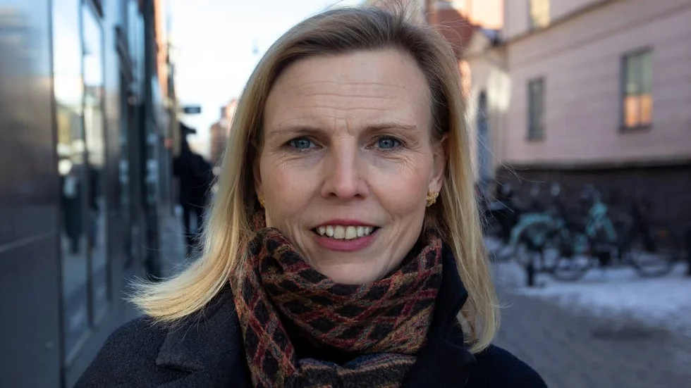 Laura Hartman bor varannan vecka i Uppsala och varannan i Stockholm.  Hon gillar sitt delada liv.
