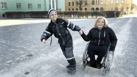 Åsa Puide här med sonen Jonathan.
