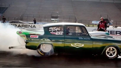 EM i dragracing på Tierp arena.