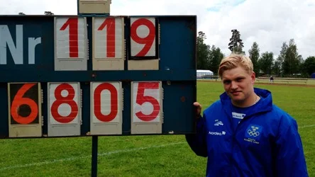 Alex Larsson imponerade.