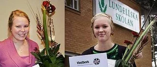 Elin och Lisa vann skrivartävlingen