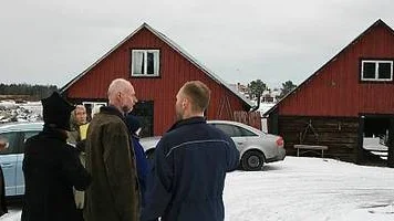 Länsrätten besökte FÅgelsundet på onsdagen för att få sig en bild av platsen.