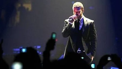Justin Timberlakes show var påkostad, minst sagt. Här syns han på en konsert i Nordirland tidigare i vår.