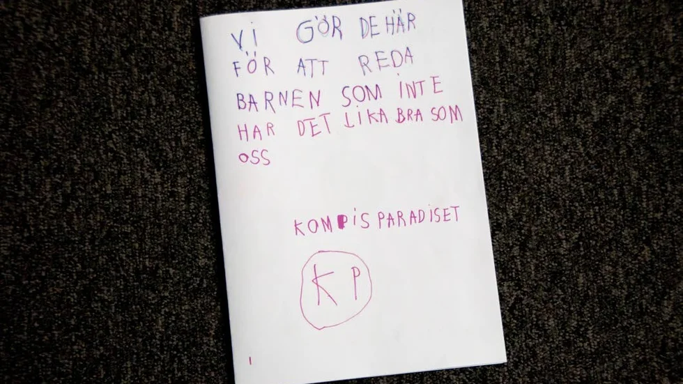 Slagkraftig etta på Kompisparadisets första nummer.