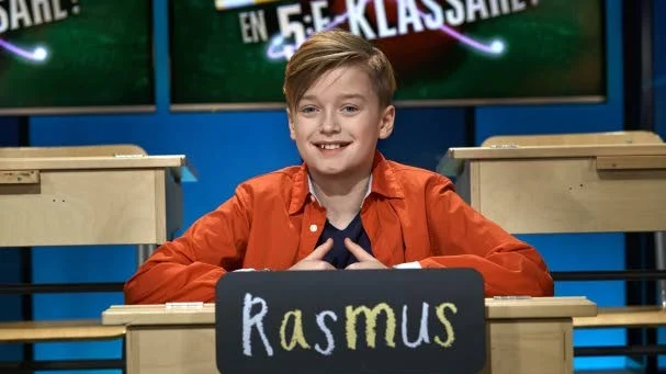 ...likaså Rasmus Exell. Båda Uppsalaborna är med i sjunde säsongen av "Smartare än en femteklassare".