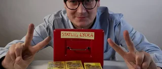 Jacob ska skrapa 1 000 trisslotter