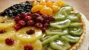 Frukt- och bär pajens recept passar även till bakelser.