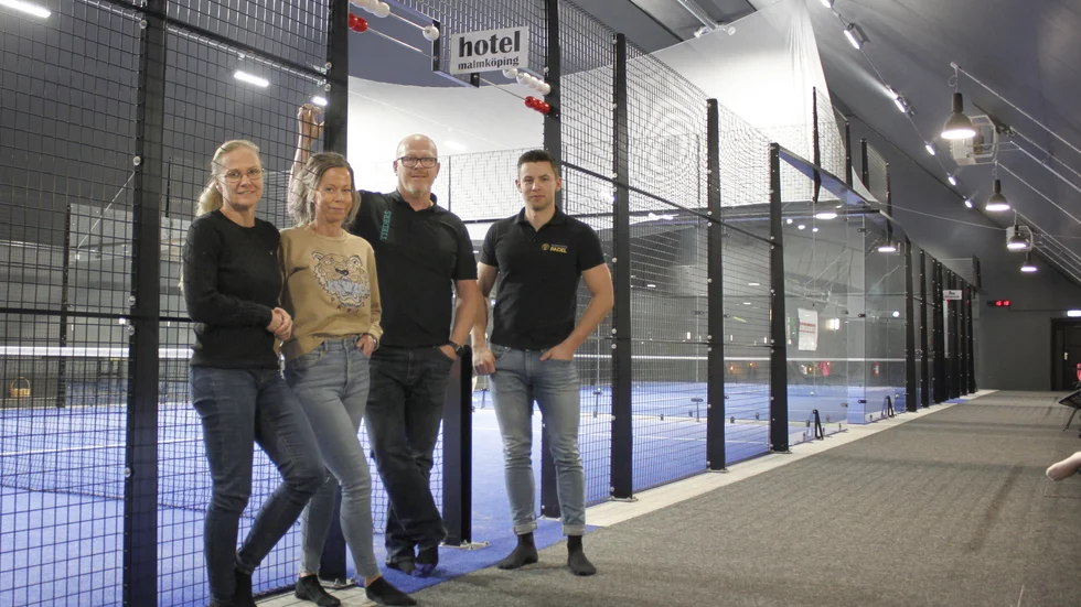 Grinda sports clubs styrelse bestående av Lotta Öjemar, Anna Carlsson, Totte Ericsson och Filip Lundblad.